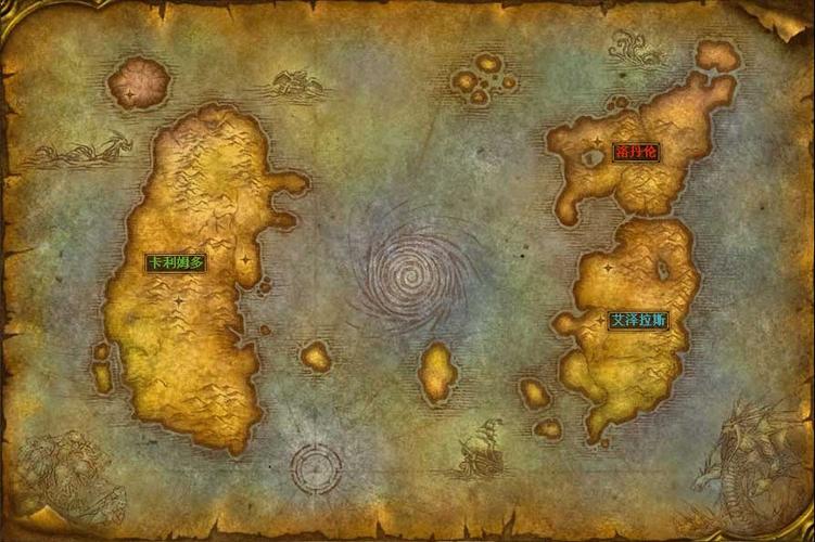 魔兽世界经典旧世地图