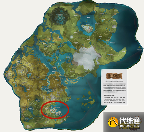 璃月港位置地图