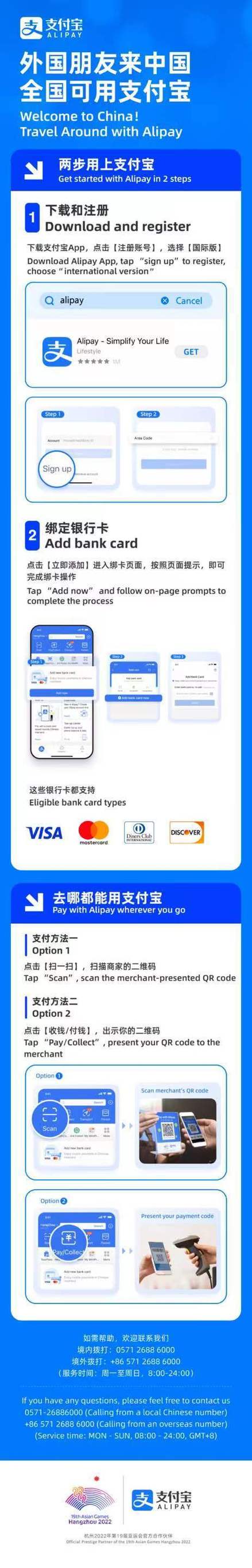 国内支付宝在国外可以用吗