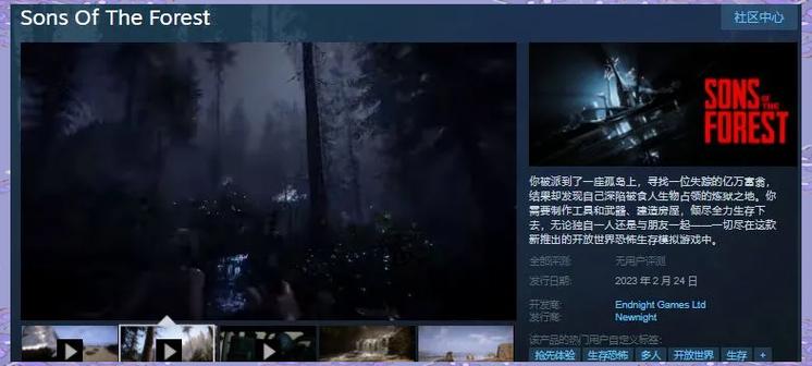 steam森林共享游戏一起玩