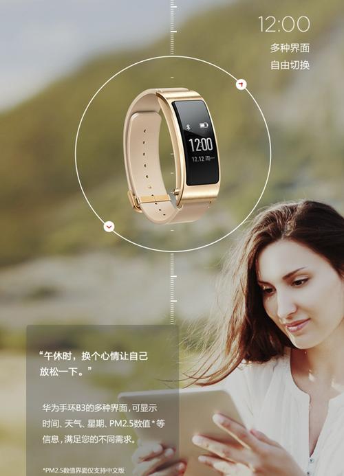 华为b3手环没有心率