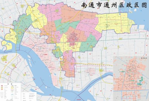 南通通州区各乡镇地图