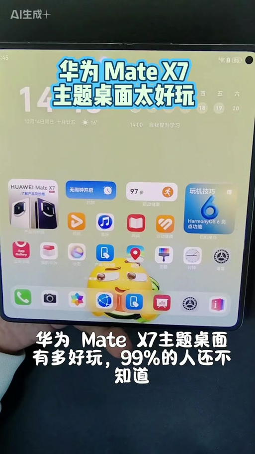 华为手机桌面布局