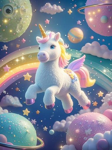 梦幻独角兽祥瑞