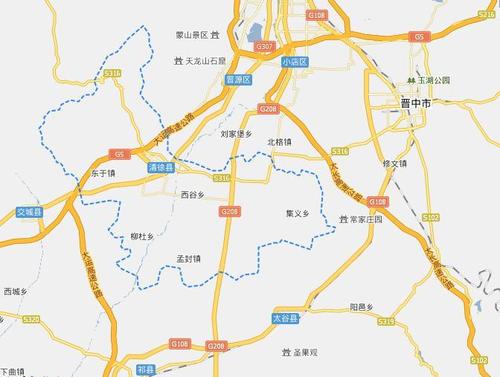 清徐县乡镇地图