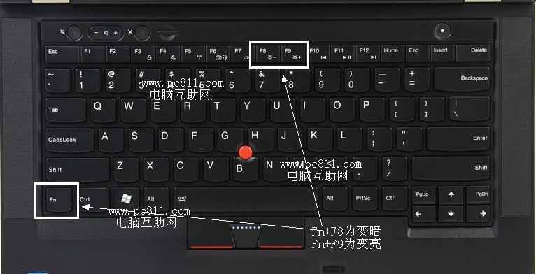 thinkpad如何调节屏幕亮度