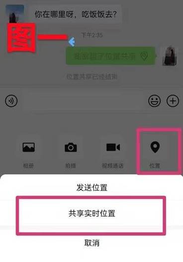 发起共享位置是什么意思