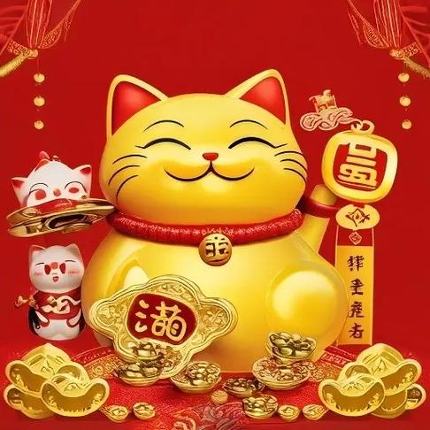 招财猫图片 聚财旺财