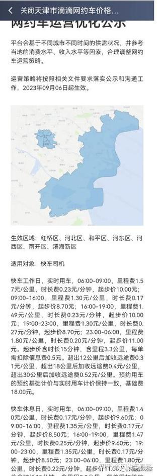 滴滴晚高峰收费标准
