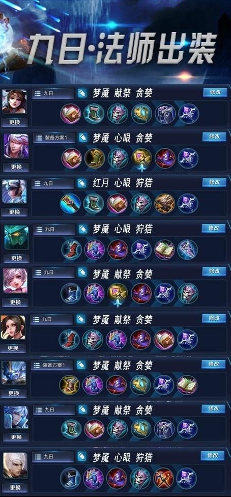 2019貂蝉铭文出装
