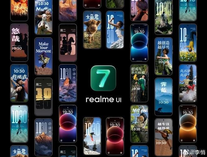 realme锁定桌面