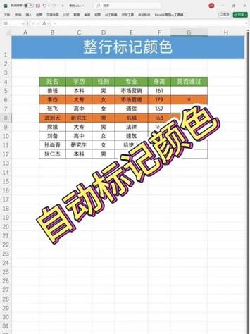 excel数据里有就填充颜色
