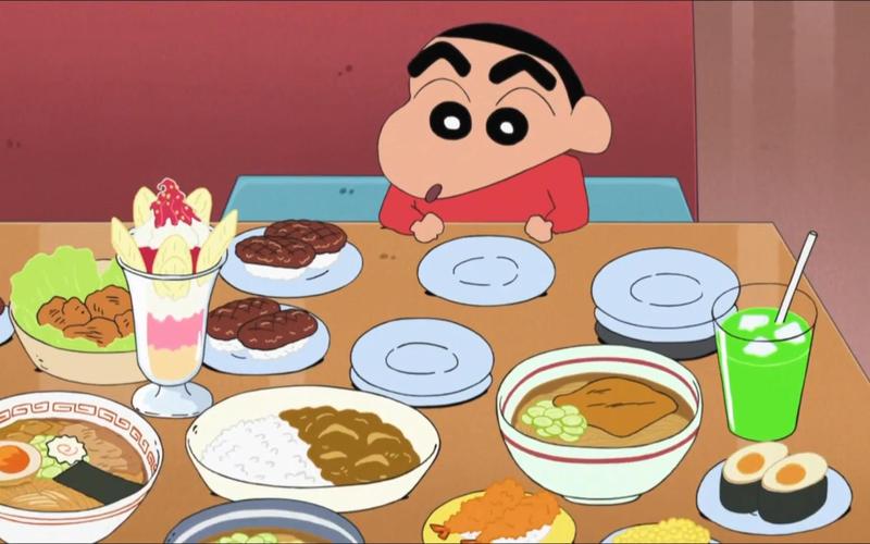 蜡笔小新吃美食合集