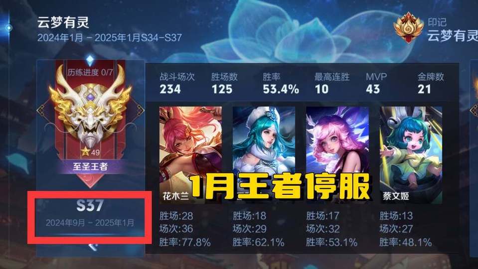 王者荣耀s38赛季时间