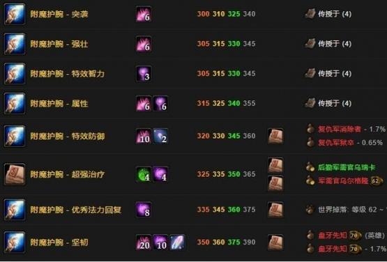 附魔1-375详细攻略