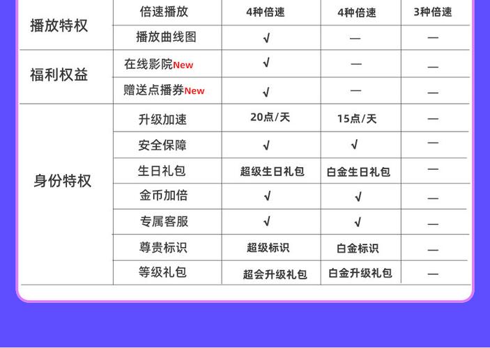 迅雷 白金会员和超级会员的区别