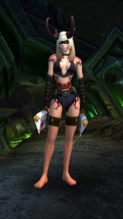 暗夜精灵女战士幻化