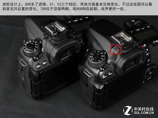 佳能70d和佳能80d对比