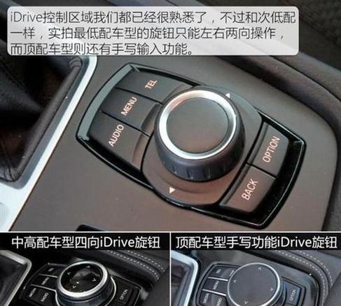宝马1系功能键图解说明