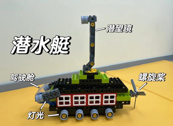 乐高积木u型潜艇图片