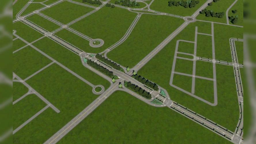 都市天际线道路