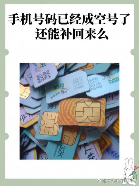 长时间不用的手机号成空号了怎么办