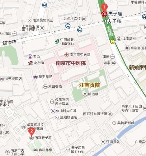 南京南站离夫子庙近还是南京站近