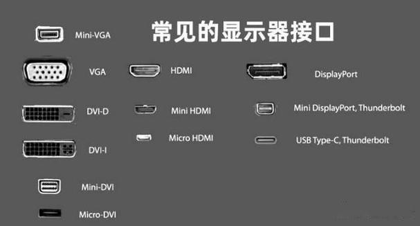 电脑显示器接口图片