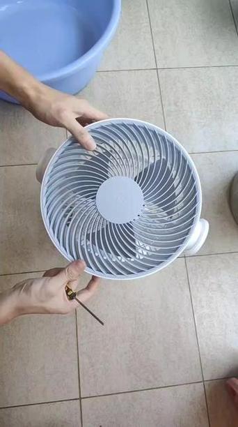 米家风扇拆装清洗视频