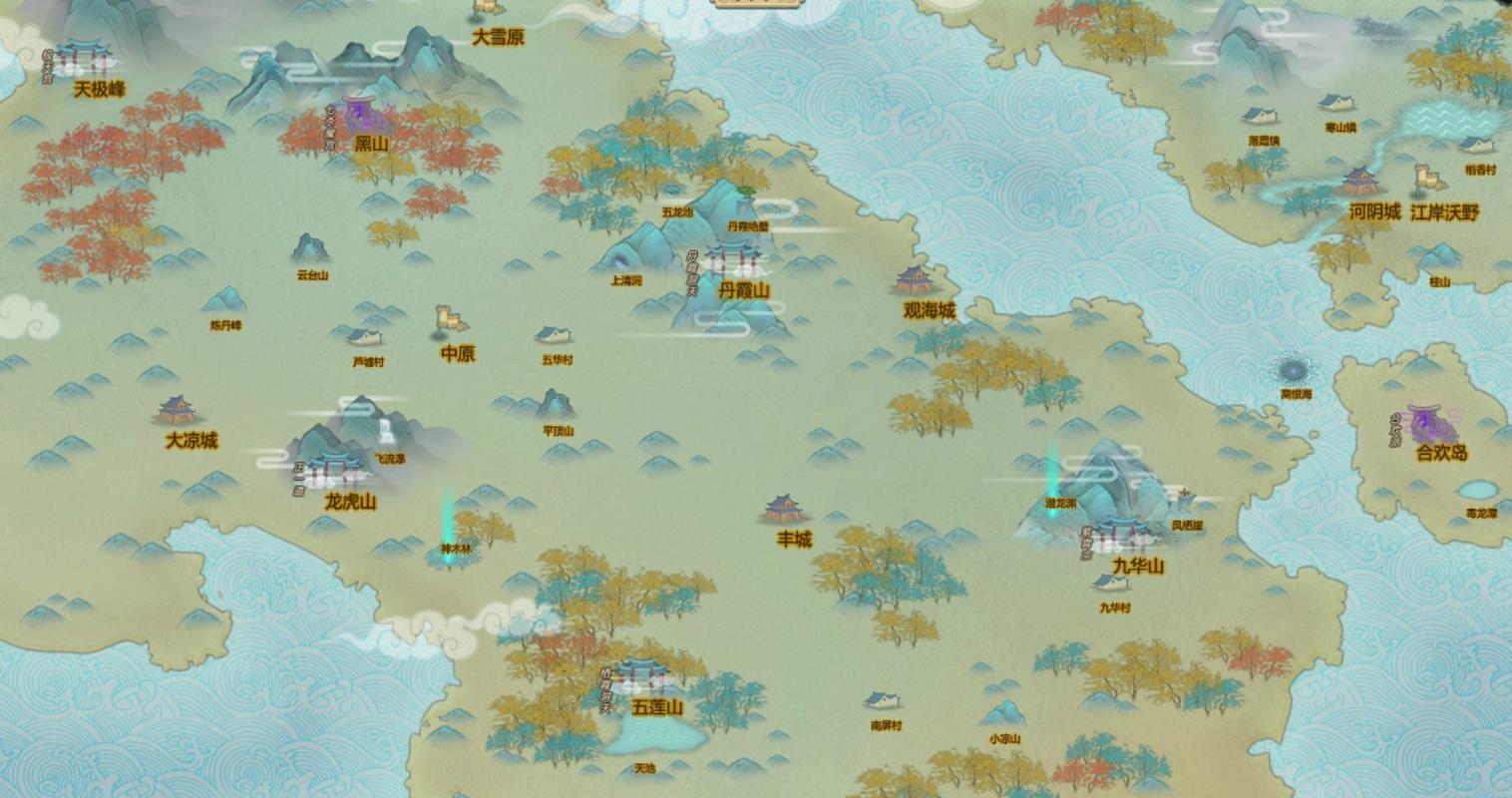 了不起的修仙模拟器地图