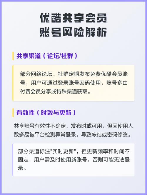 把优酷会员借给别人会有风险吗