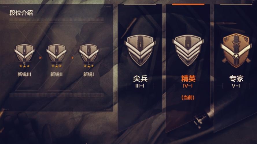 暗区突围一共几个段位