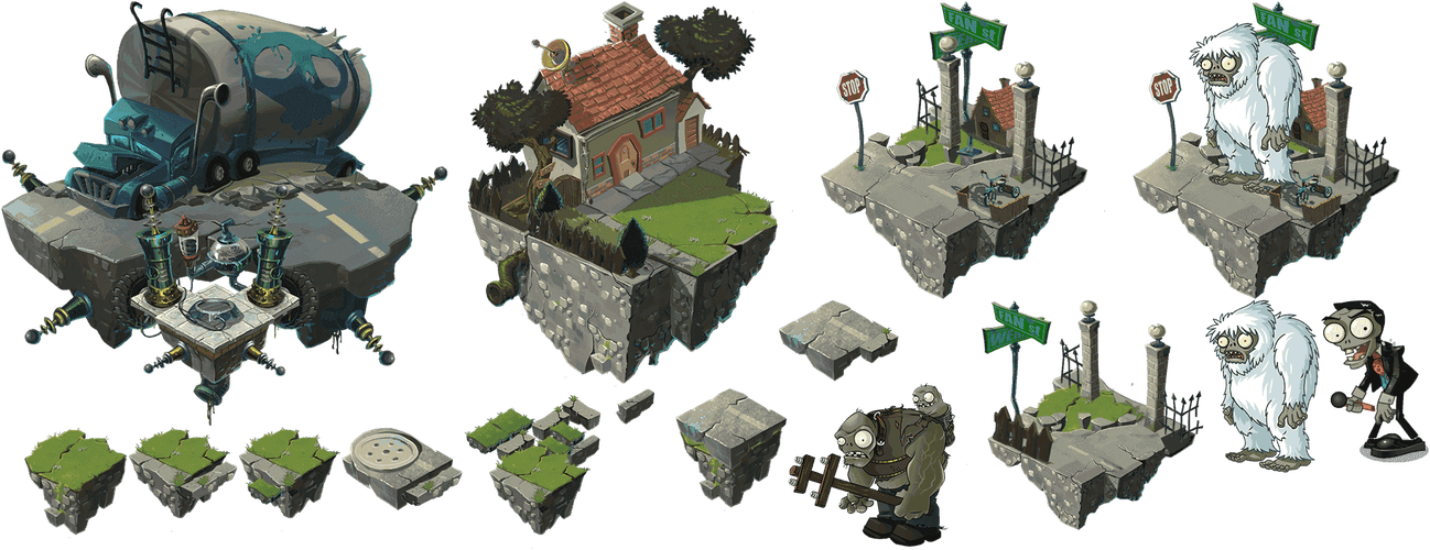 pvz2迷宫地图