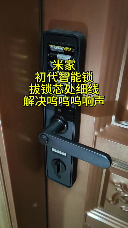 小米门锁e30怎么重置