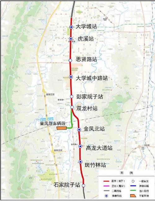 重庆轨道交通线路图