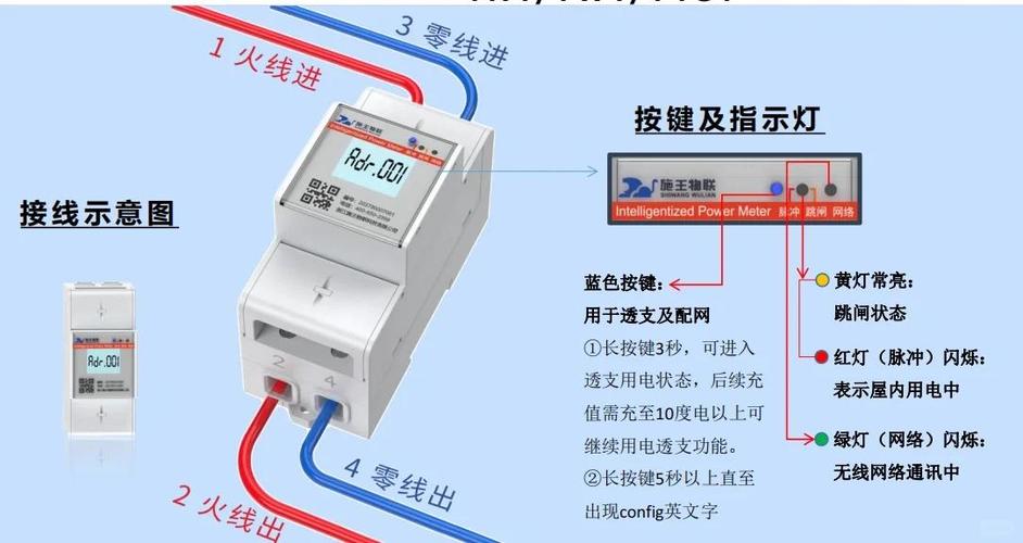 电表上跳闸灯一直亮