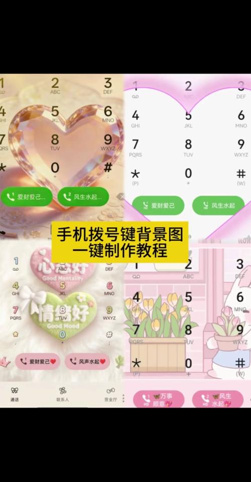 华为拨号背景设置方法
