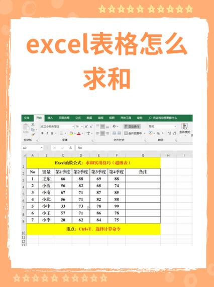表格求和如何一键下拉