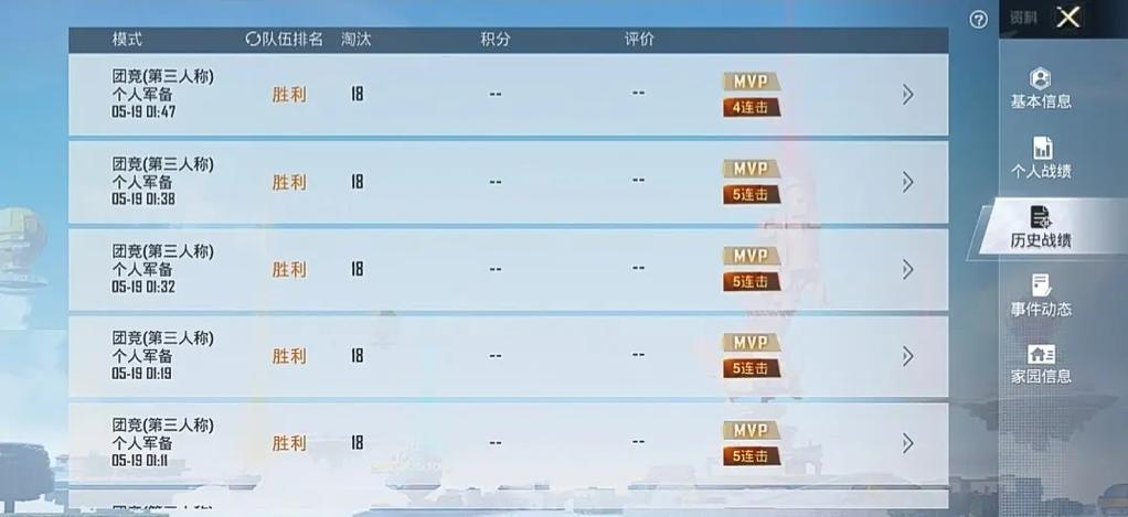 和平精英巅峰赛积分规则
