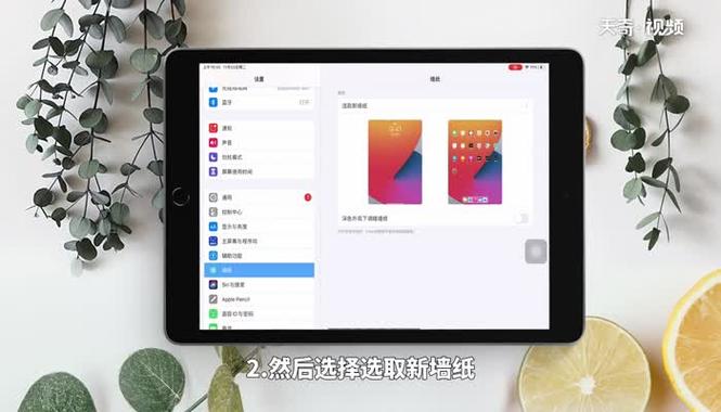 iPad怎样换壁纸