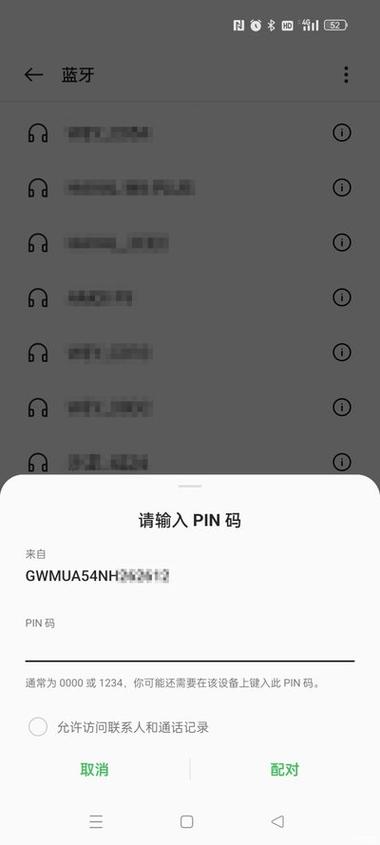 汽车蓝牙pin码在哪里找