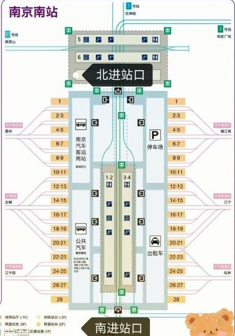 南京站到南京南坐1号还是3号