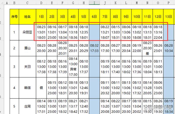 下载加班工时计算表