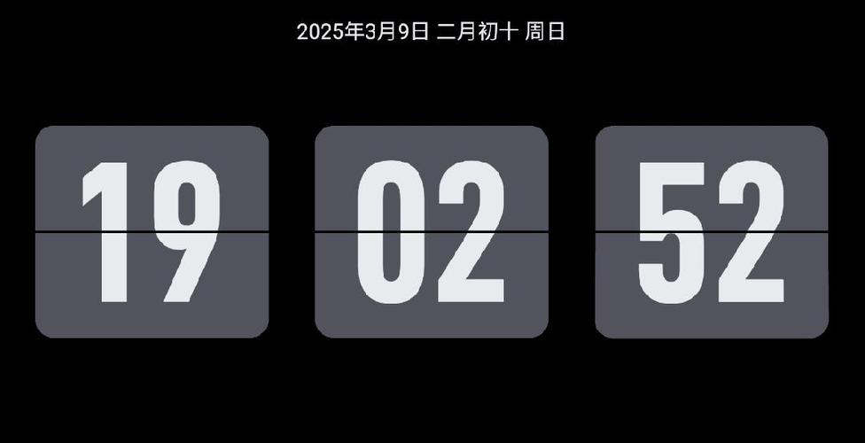 屏幕显示时间