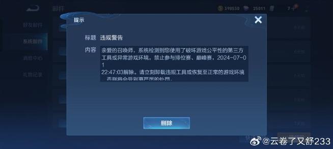 王者荣耀代练封号规则