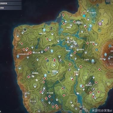 原神宝箱位置图璃月
