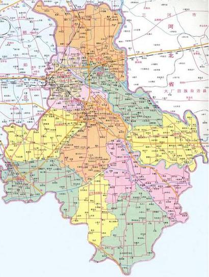 通州区各乡镇地图