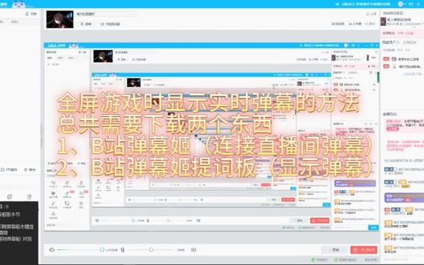 全屏游戏看不到弹幕姬