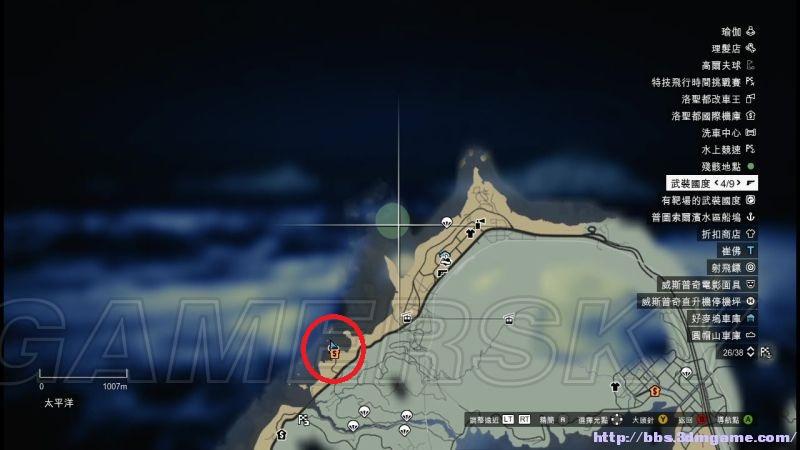 gta5潜水面具在哪里
