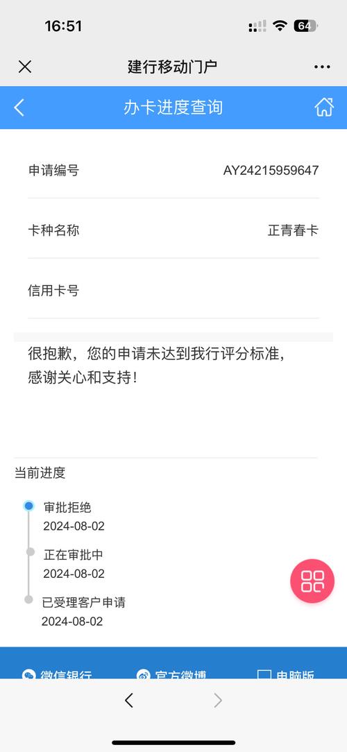 乐卡申请未通过审核